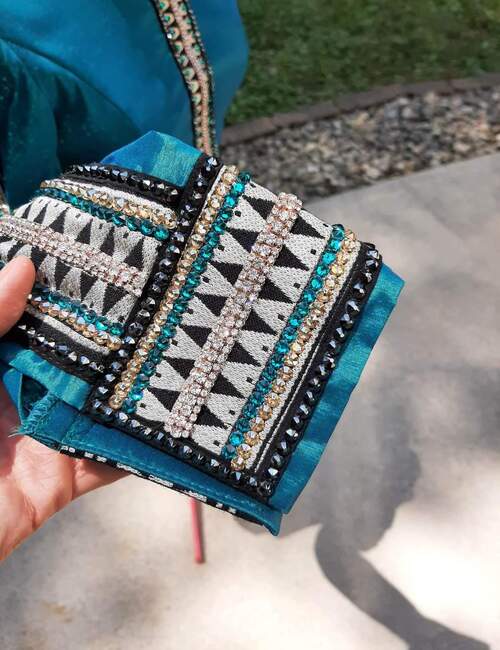 Blue Western Show Shirt