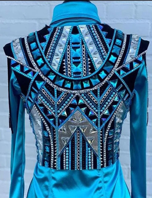Bolero Vest with Shirts, Western Showmanship Shirt, Western show outfits