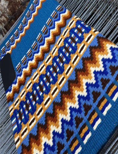 Royal Blue Aztec Western Show Pad