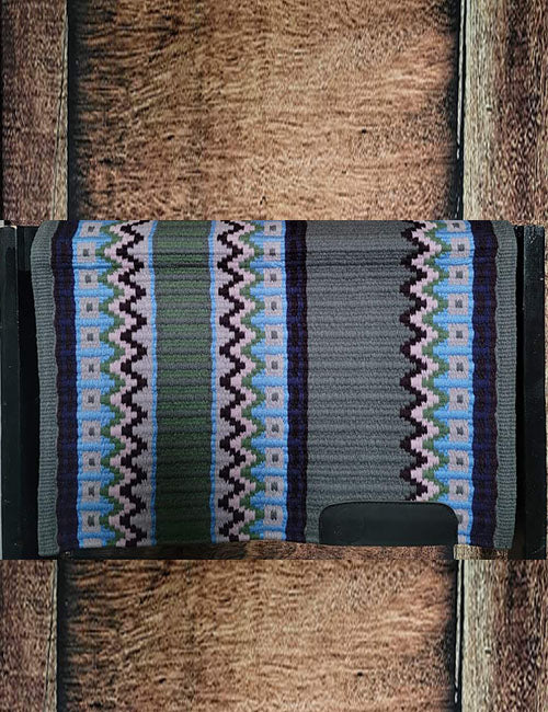 Coral Black Western Show Saddle Pad