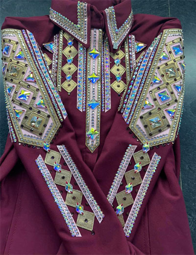 Radiant Rodeo Rhinestone Western Show Shirt